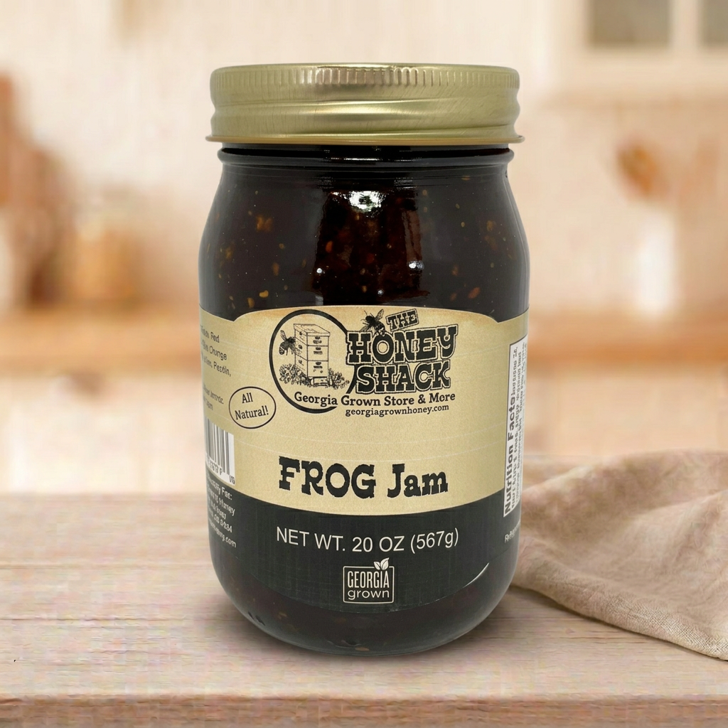 FROG Jam 20 oz in refreshed farmhouse setting