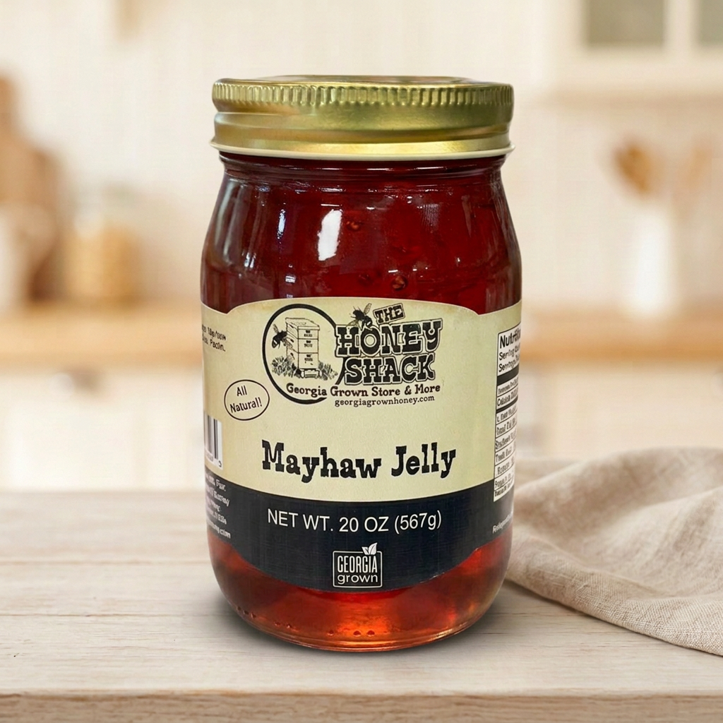 Mayhaw Jelly with slightly lighter color