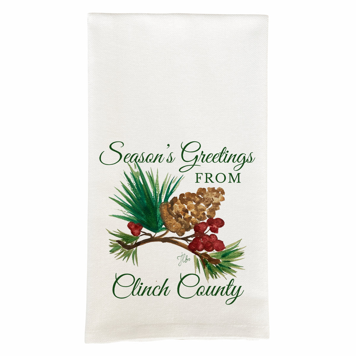 FG - "Season's Greetings from Clinch County" Towel