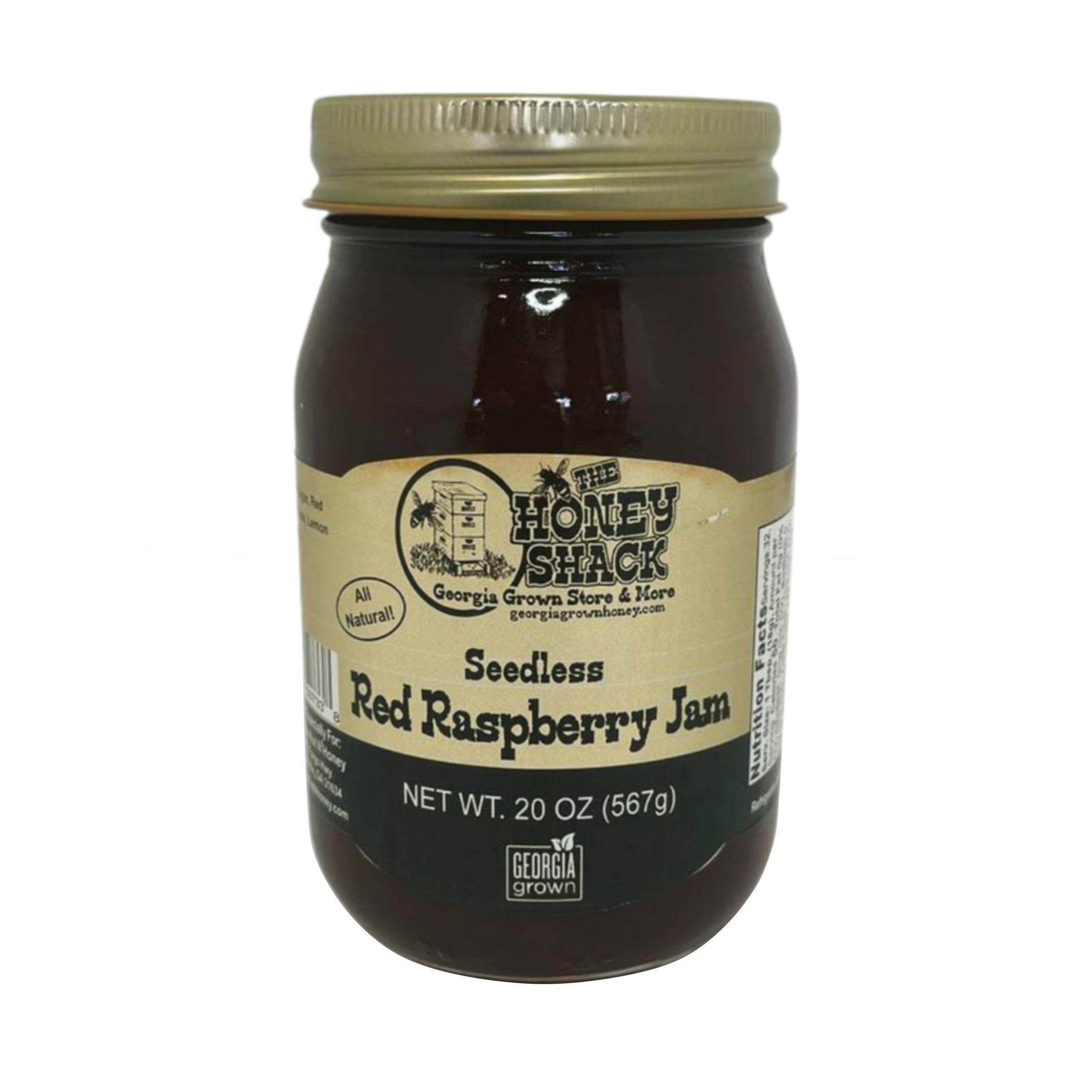 THS - Seedless Red Raspberry Jam – The Honey Shack, LLC